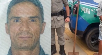 Homem é preso suspeito de matar outro com golpes de enxada dentro de casa em Goiânia